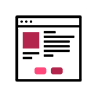 a website form icon representing Subscription Commerce