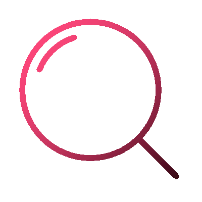 magnifier zoom search icon representing discovery phase in web design